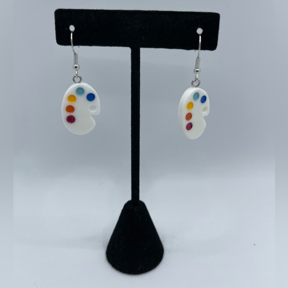 3 for $20 Fun Painters Pallet Dangle Earrings “You Pick 3” - Picture 4 of 8